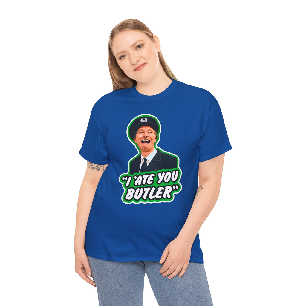 I Ate You Butler T-Shirt — Funny Retro Butler Graphic Tee