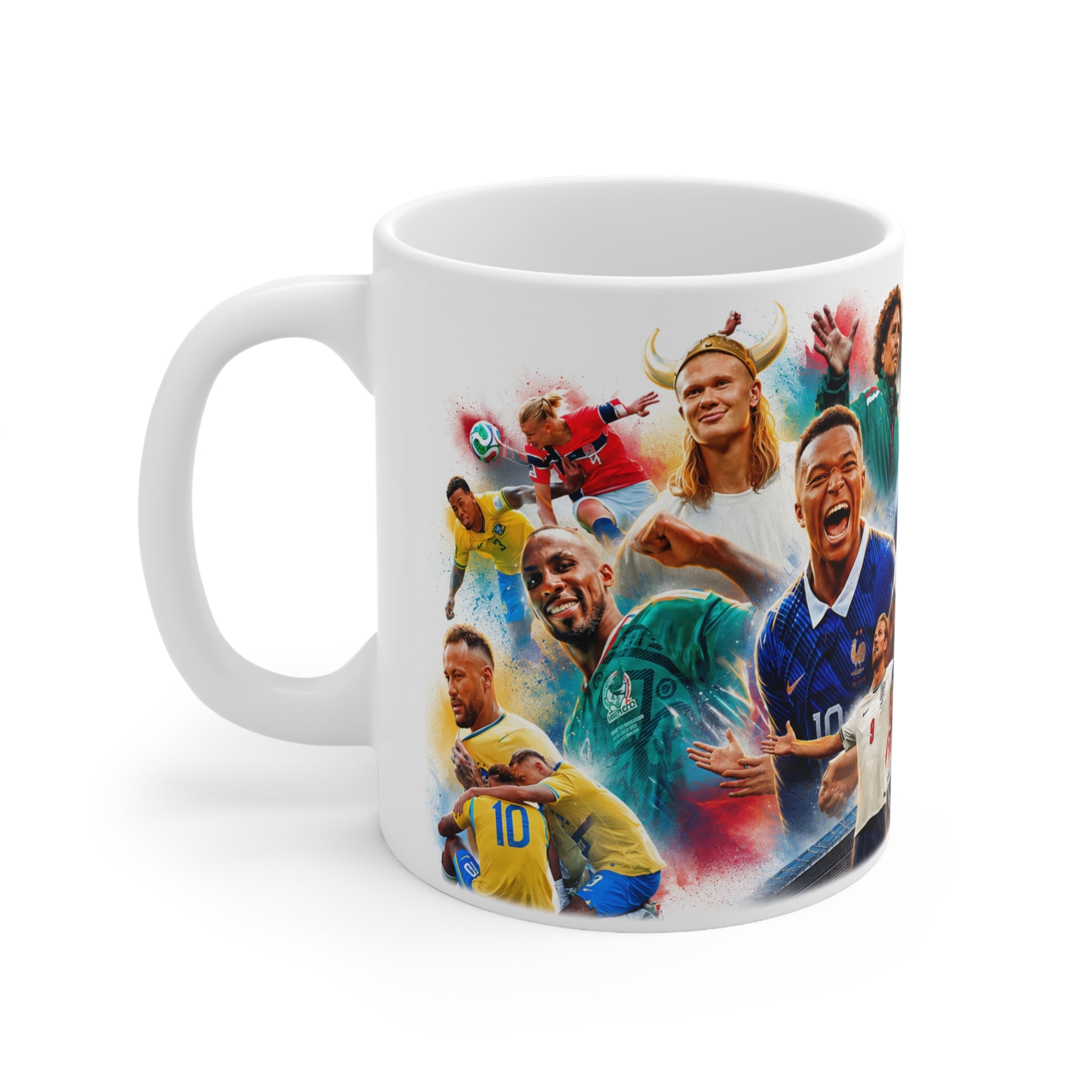 World Cup 2026 Legends Collage Mug — Ceramic 11oz & 15oz