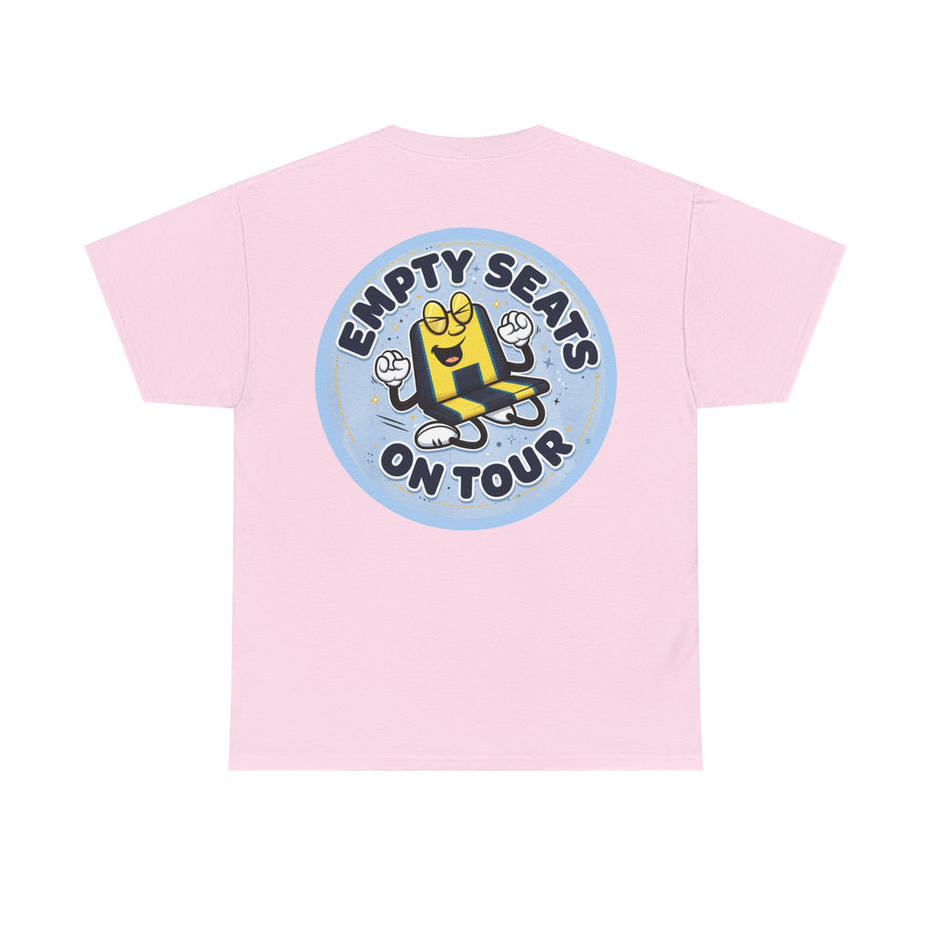 Manchester City T‑Shirt — "Empty Seats On Tour" Cartoon Seat Graphic Tee