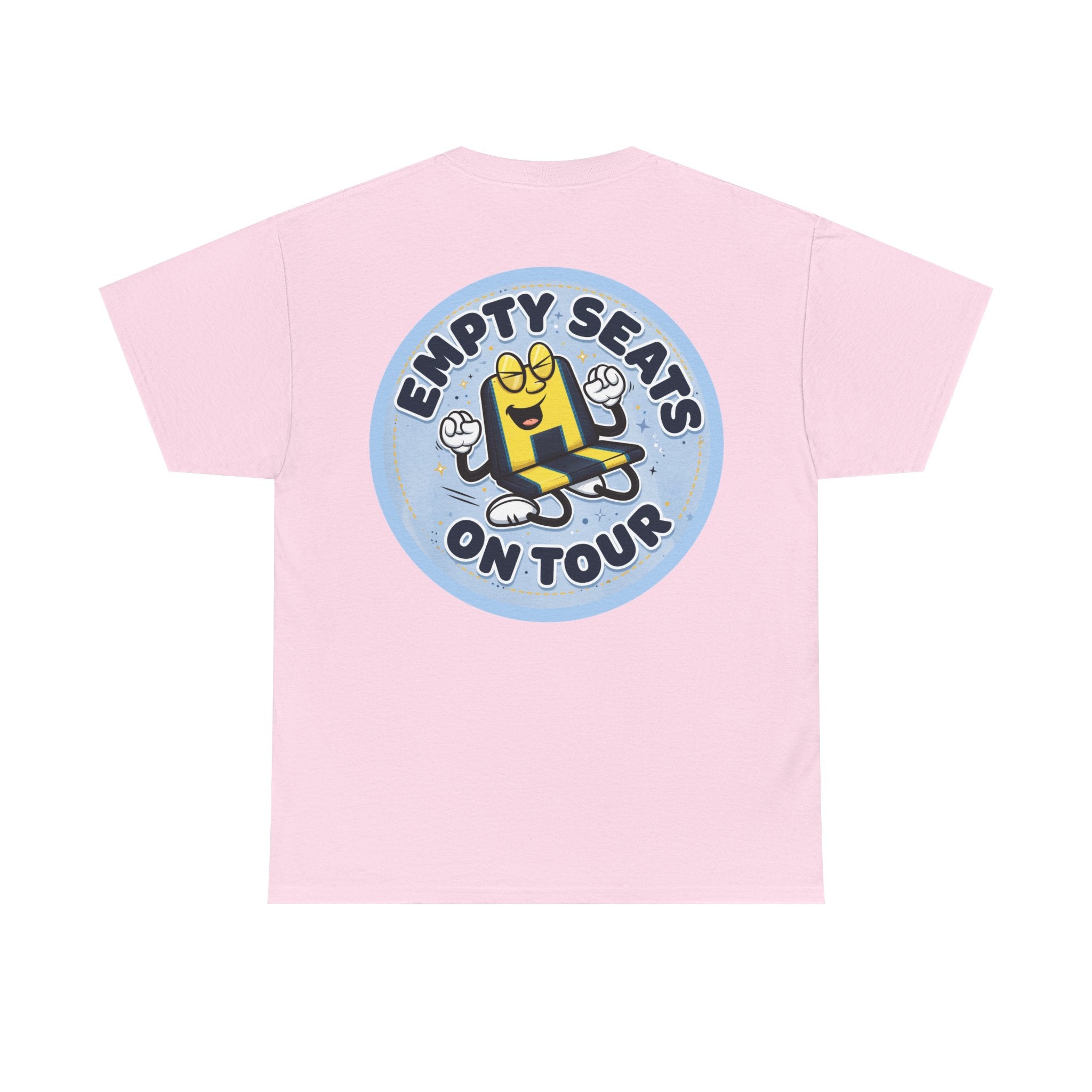 Manchester City T‑Shirt — "Empty Seats On Tour" Cartoon Seat Graphic Tee