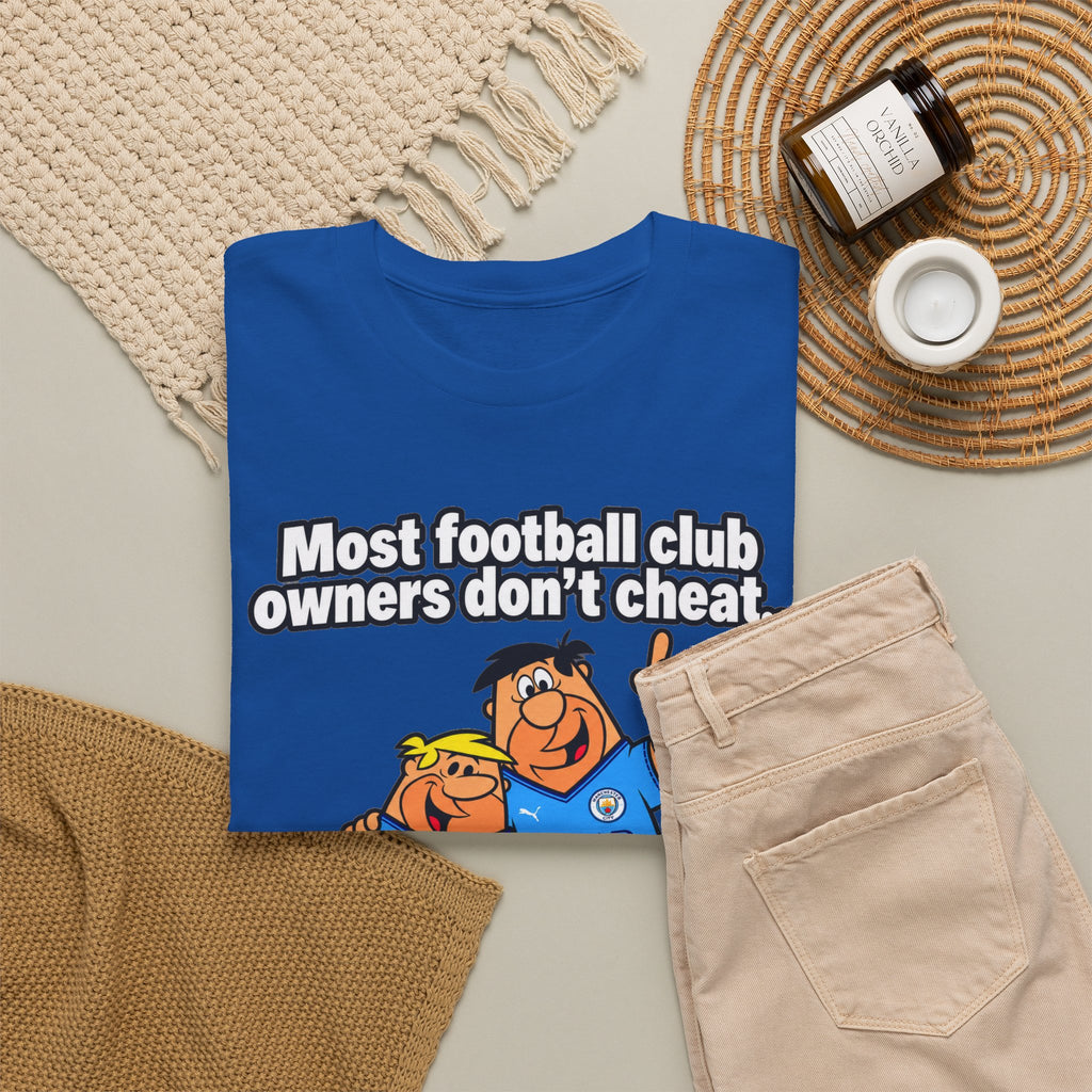 Manchester City Charges T‑Shirt — “Most Football Club Owners Don’t Cheat… but Abu Dhabi Dooo!”
