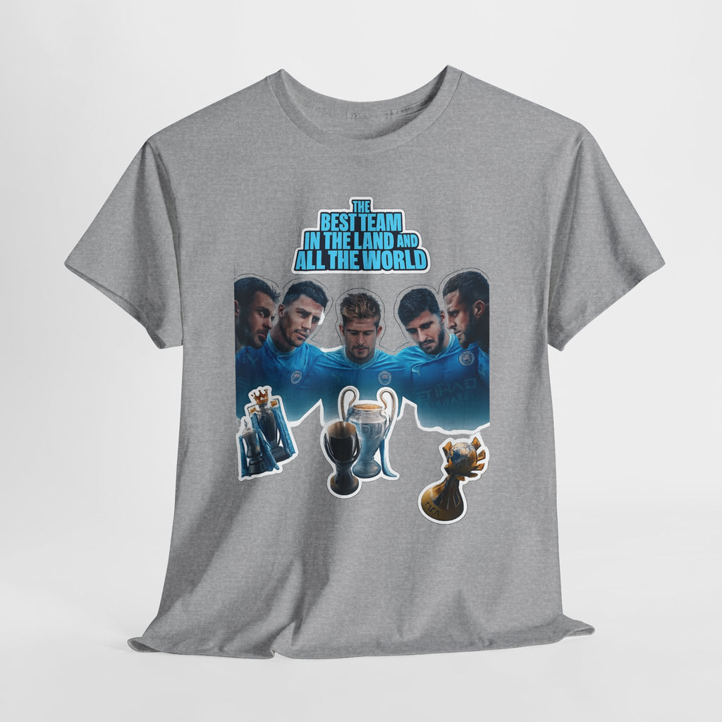 Manchester City — "Best Team in the Land and All the World" Cotton T-Shirt