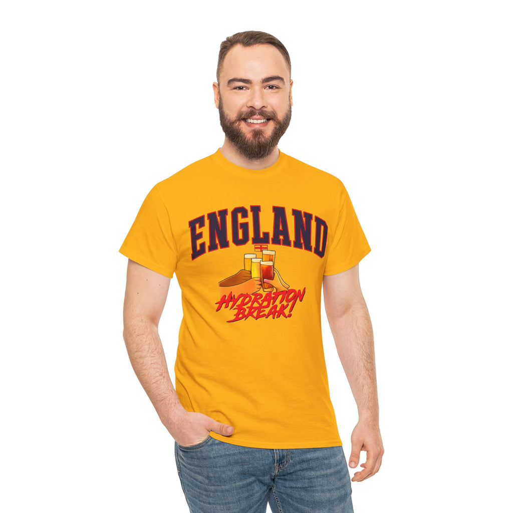 England Hydration Break T‑Shirt — "I'm Having an Hydration Break" Sports Tee
