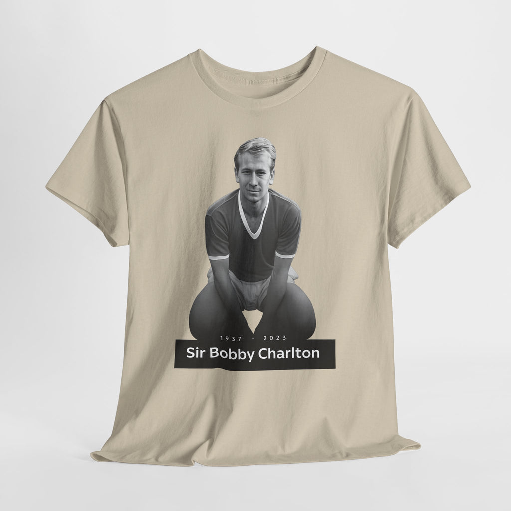 Sir Bobby Charlton Football Legend Cotton T‑Shirt