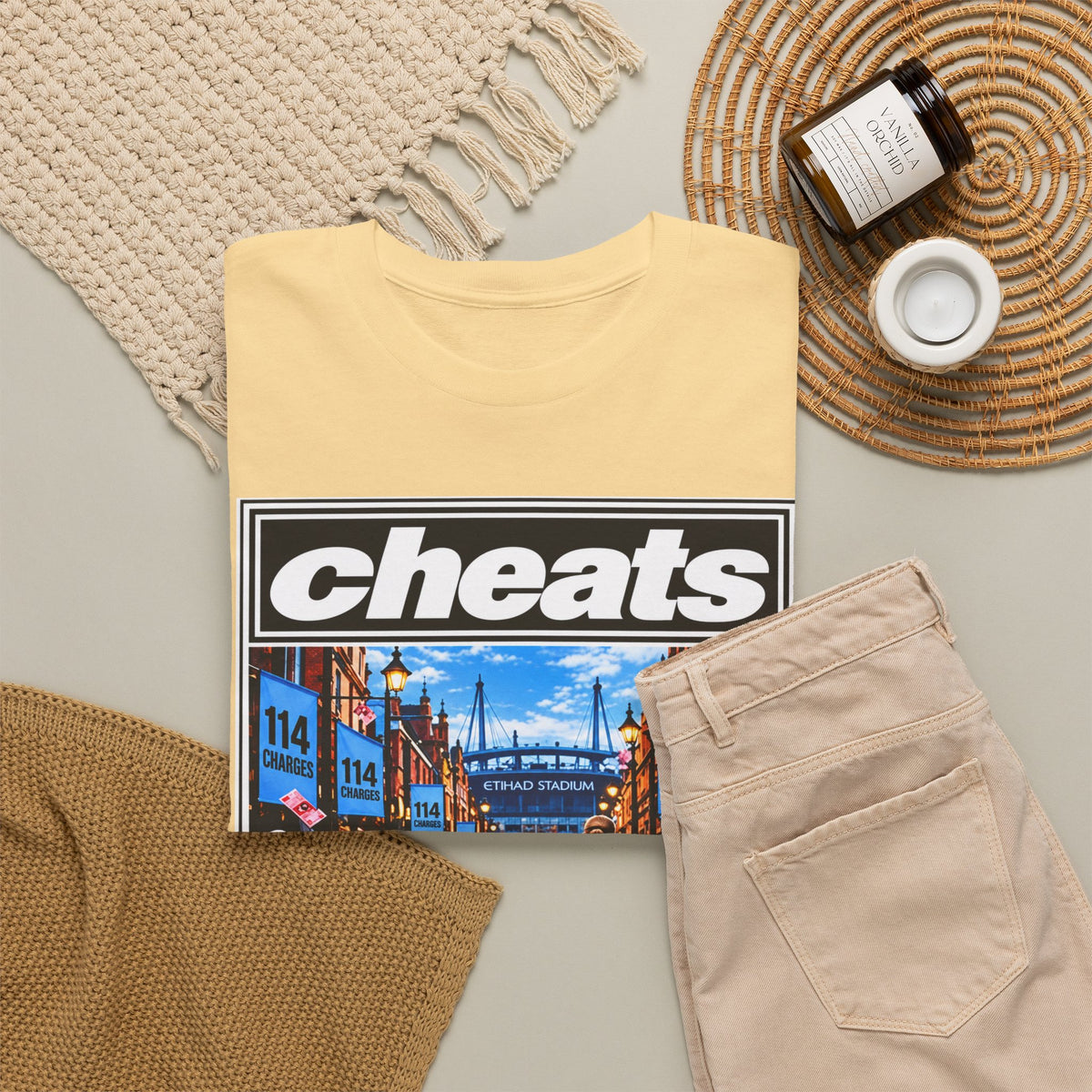 Cheats “What’s the Story? Tainted Glory?” Sports Graphic Cotton T-Shirt