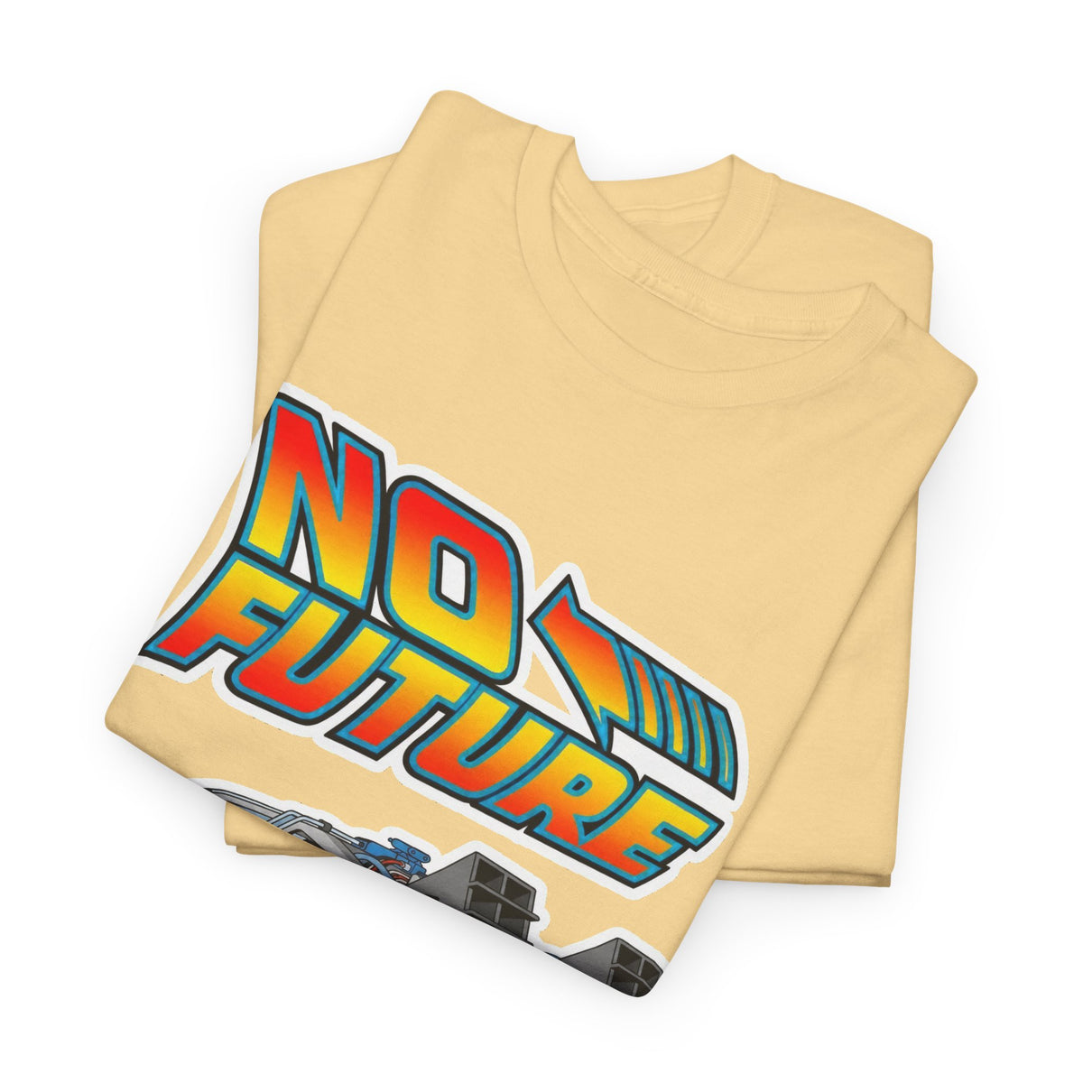 No Future DeLorean Cotton T-Shirt