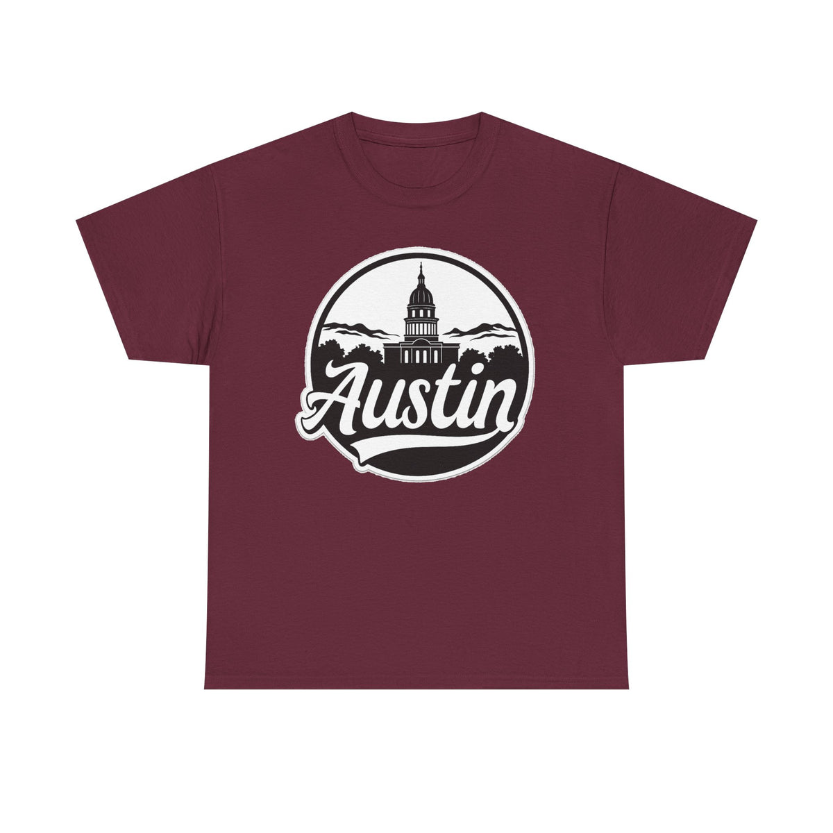Austin Capitol Graphic Cotton T-Shirt / Tee