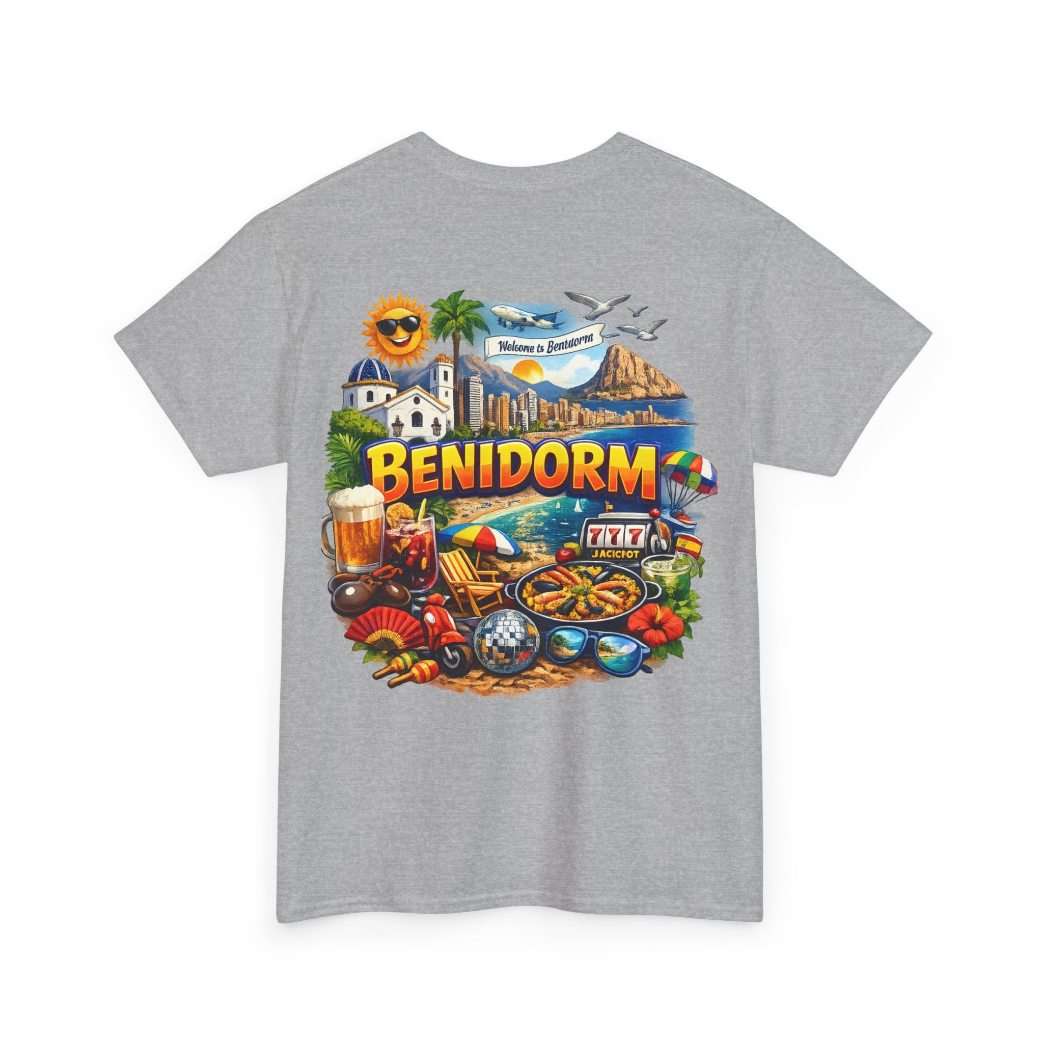 Benidorm Souvenir T‑Shirt — Spain Beach Holiday Graphic Tee