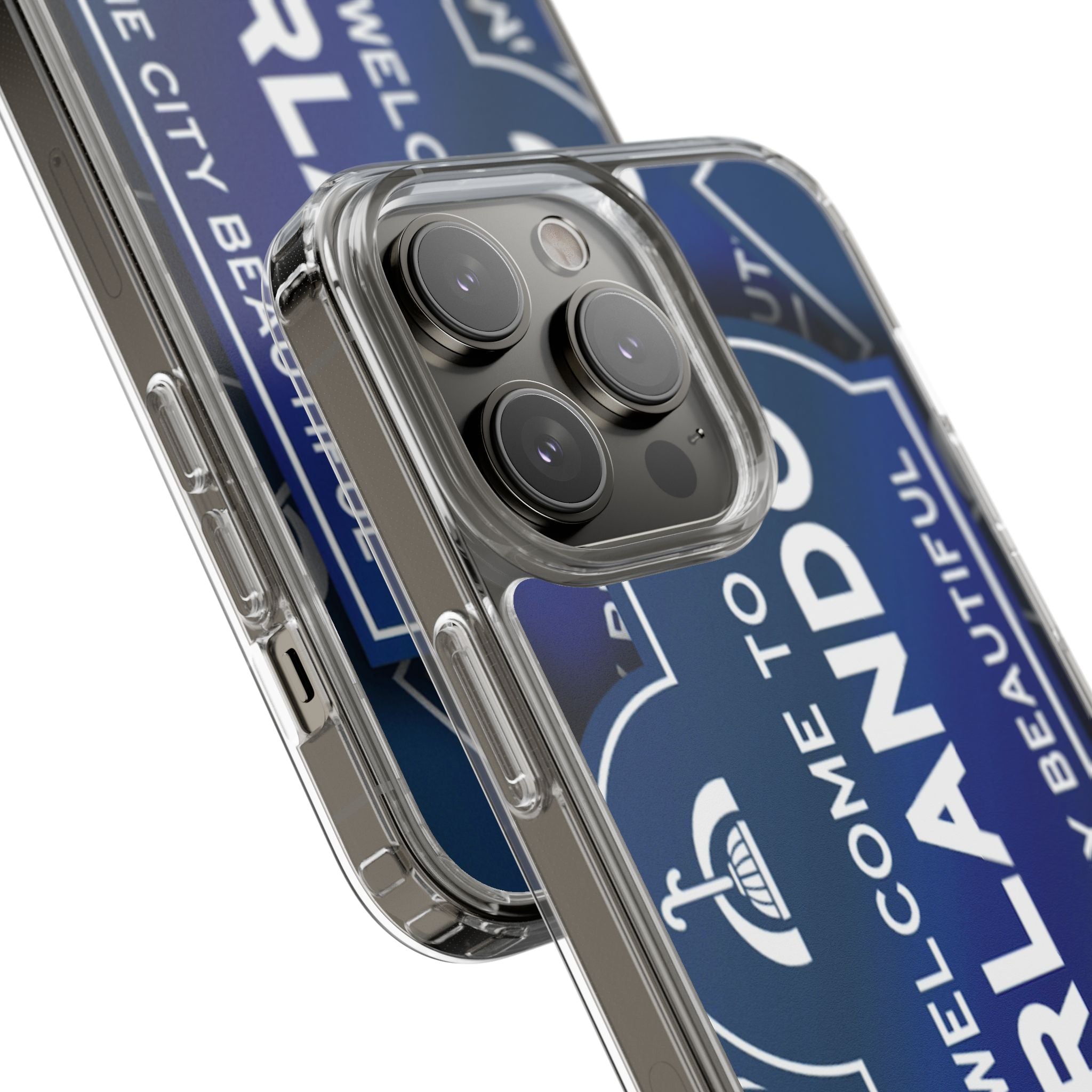 Orlando Clear Phone Case — "Welcome to Orlando" City Sign Design