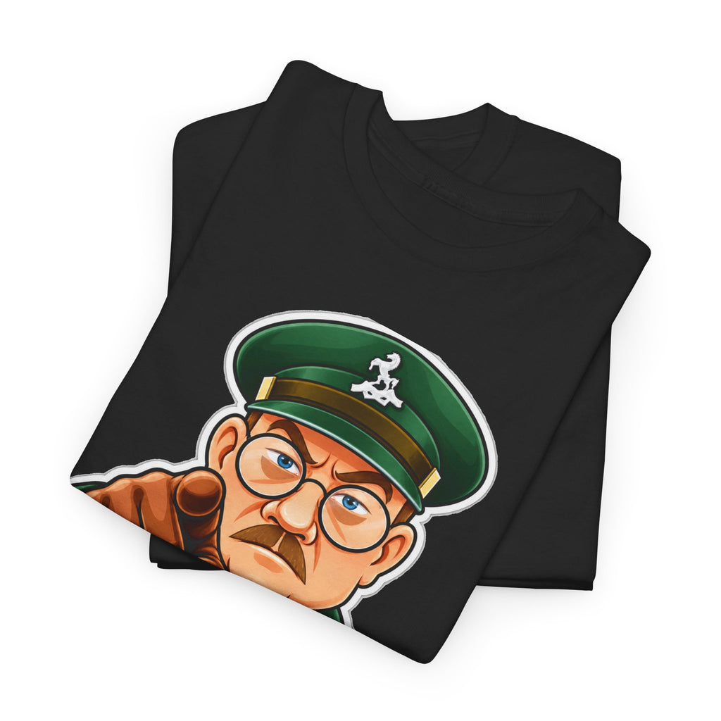 Don’t Tell Him Pike T-Shirt — Vintage Military Sergeant Pointing Graphic Tee