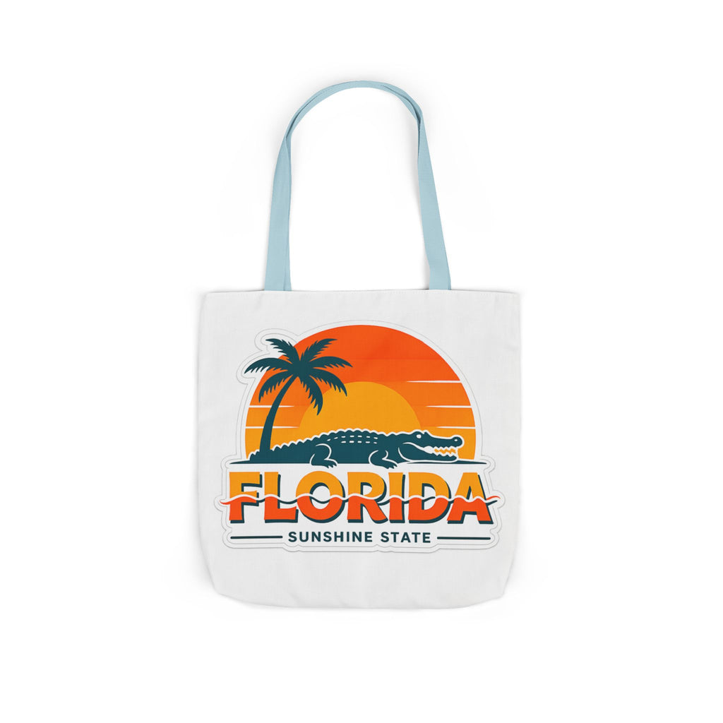 Florida Sunshine State Canvas Tote