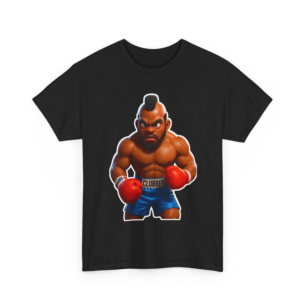 MR T Clubber Lang Boxer Character Tee — Tough Guy Cartoon Boxing T-Shirt