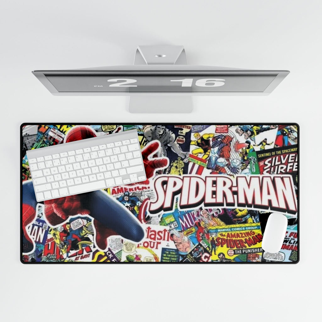 Spider-Man Comic Collage Desk Mat