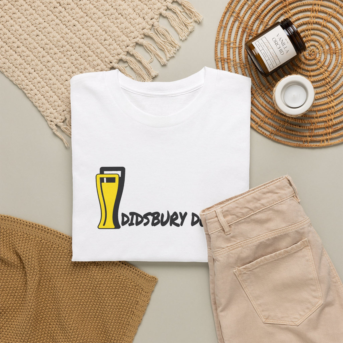 the Didsbury Dozen Beer Logo Cotton T-Shirt / Tee