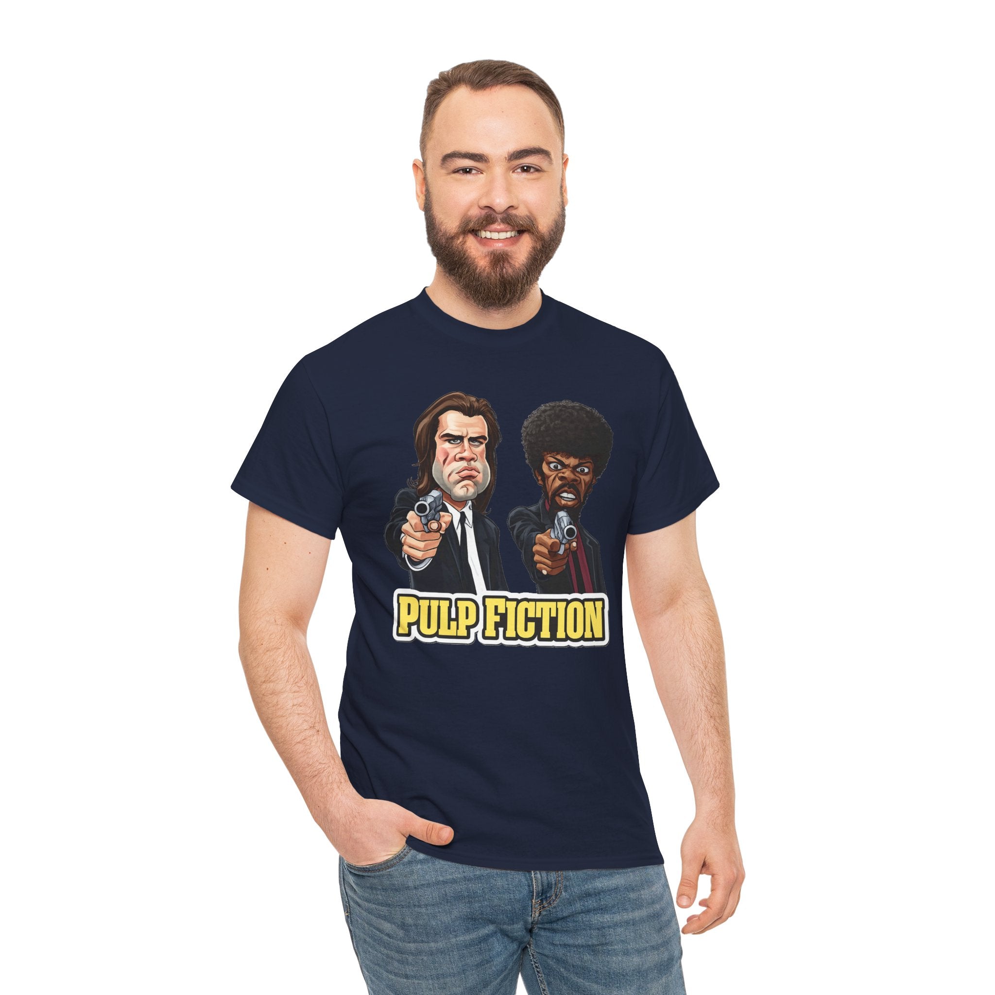 Pulp Fiction Graphic Tee - Retro Movie Poster T-Shirt