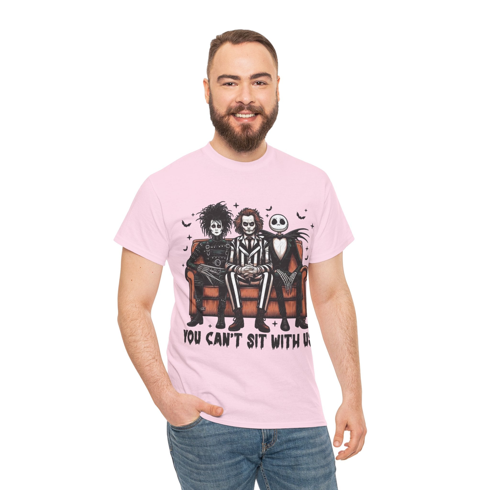 Johnny Depp Graphic Tee — 'You Can't Sit With Us' Halloween Horror Trio T-Shirt