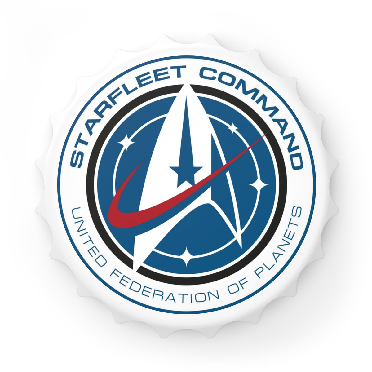 Starfleet Command Bottle Opener Magnet – United Federation of Planets Design