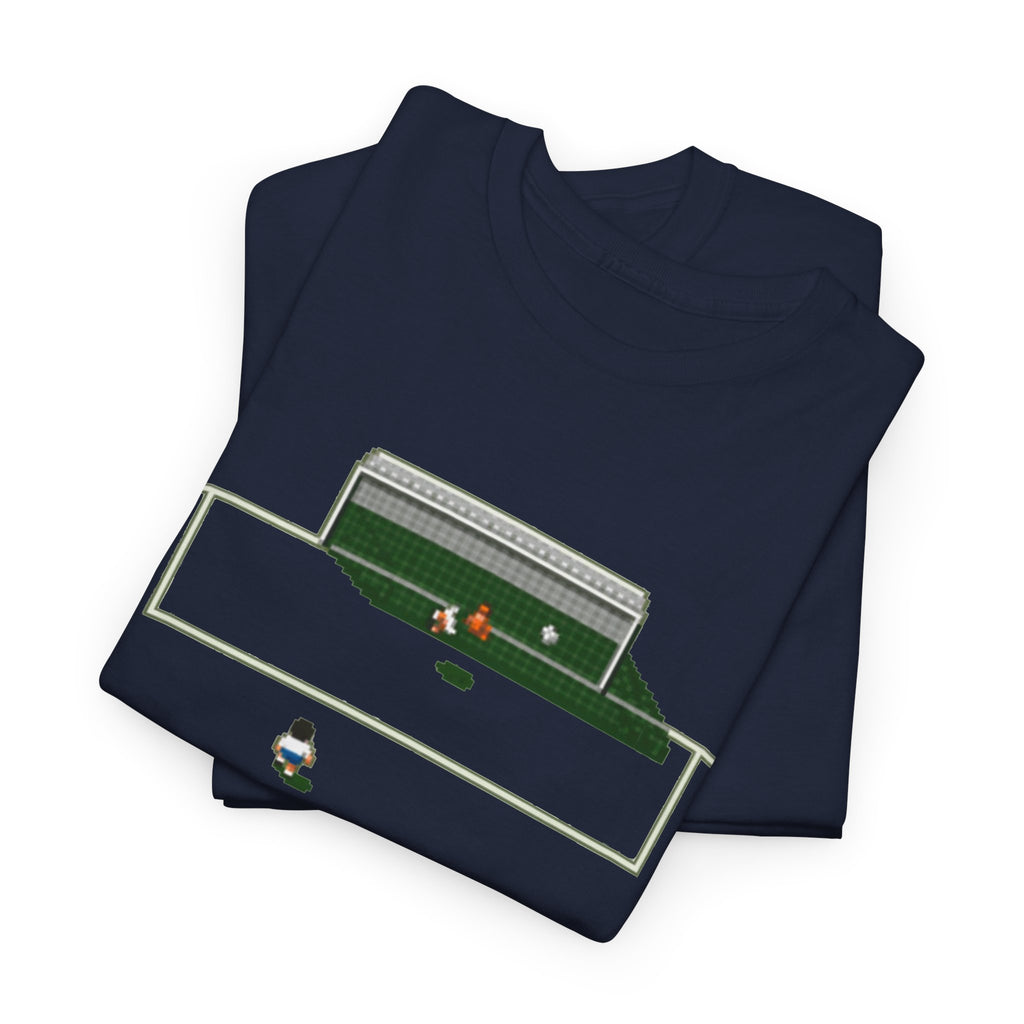 Sensible Soccer Inspired Cotton T‑Shirt — Retro Mini Game Design