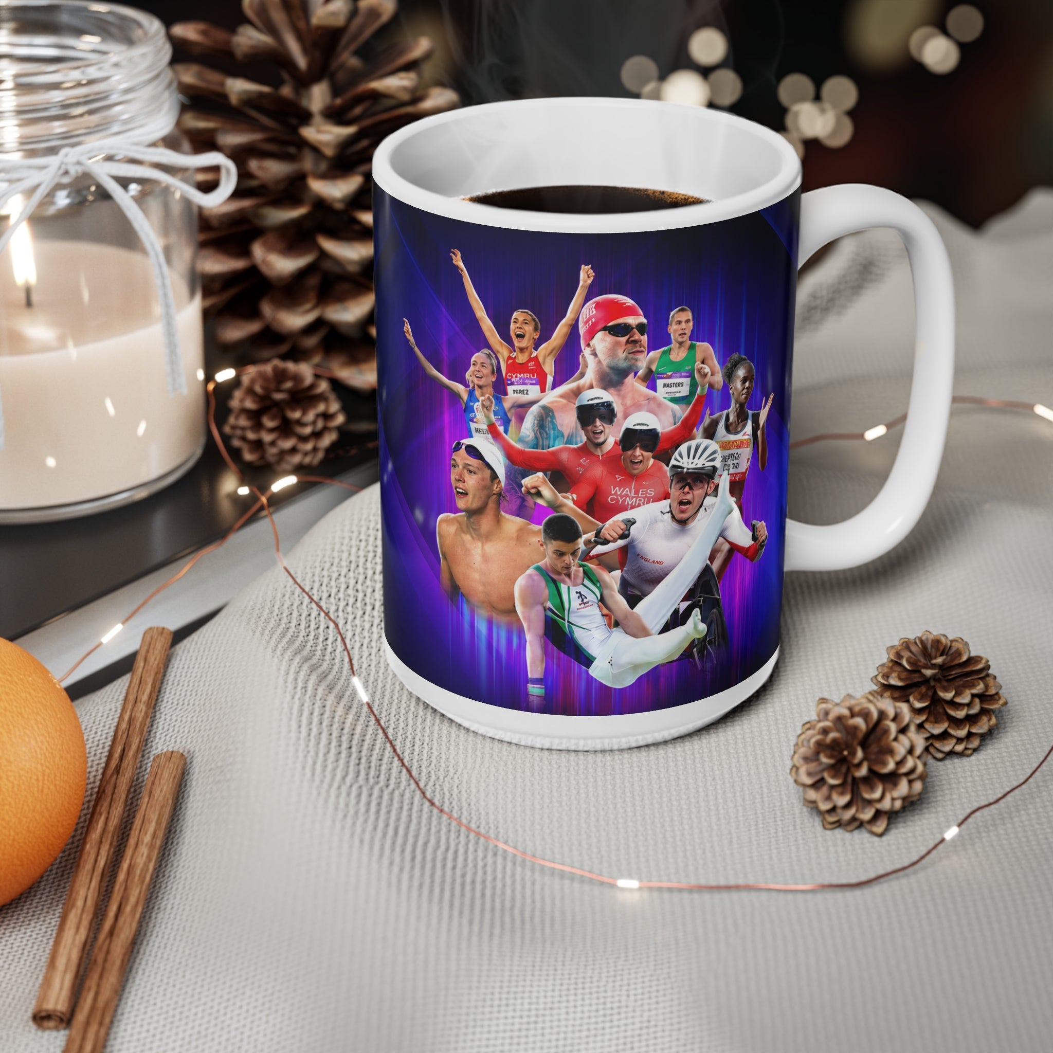 2026 Commonwealth Games Glasgow Ceramic Coffee Mug – Athlete Celebration 11oz/15oz