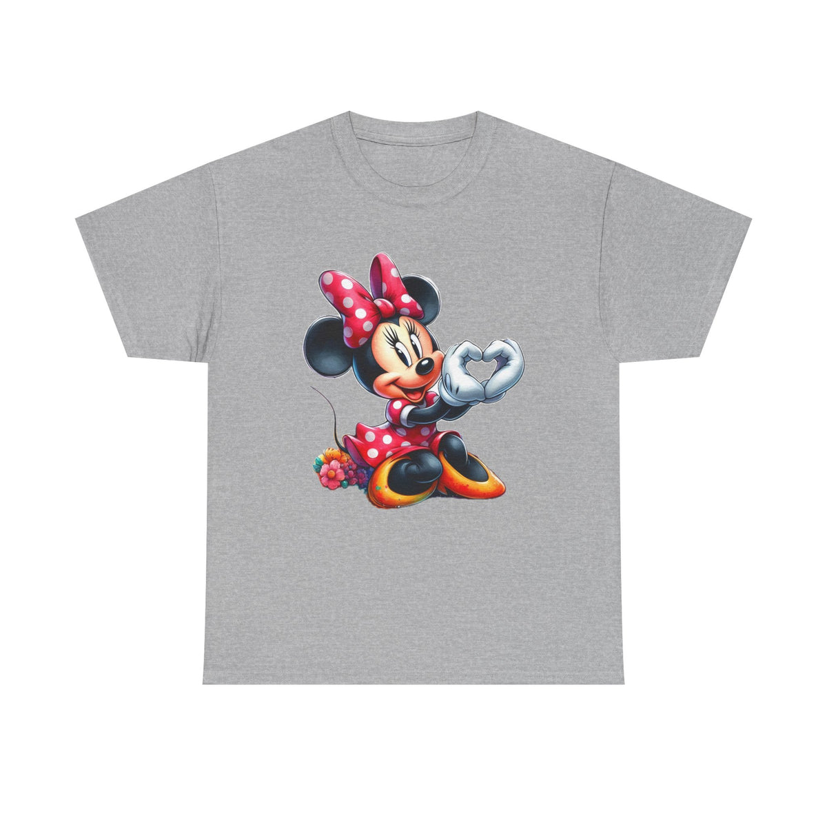 Minnie Mouse Character Heart Graphic Tee