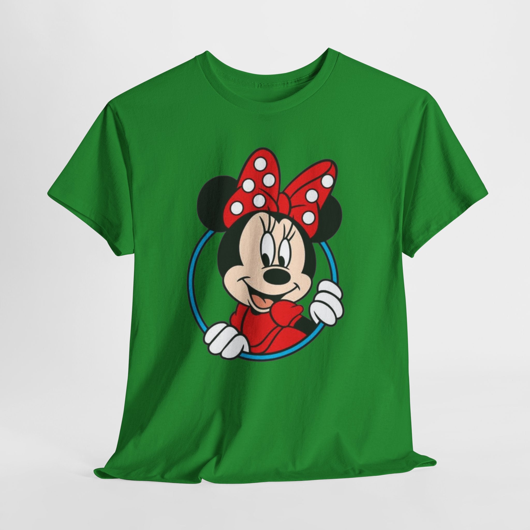 Minnie Mouse Retro Peeking Cotton T-Shirt / Tee