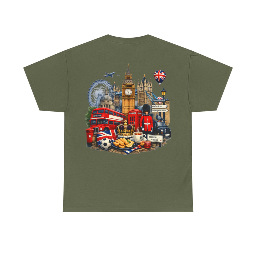 London Landmarks T‑Shirt — British Icons Collage Tee