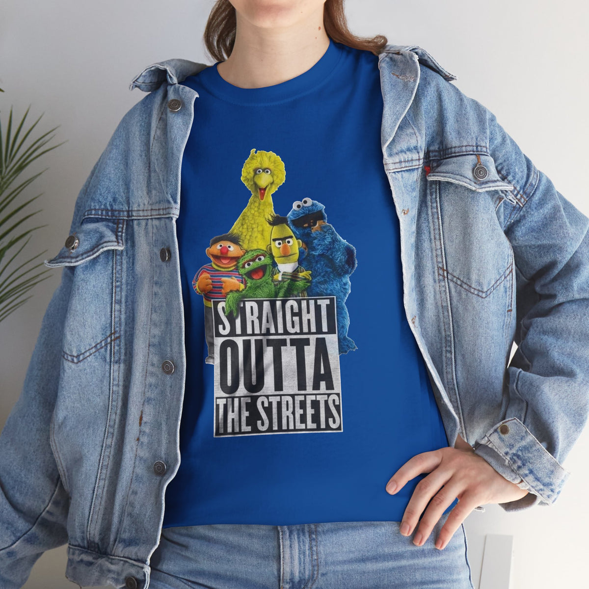 T-Shirt — "Straight Outta the Streets" Sesame Friends Graphic Tee