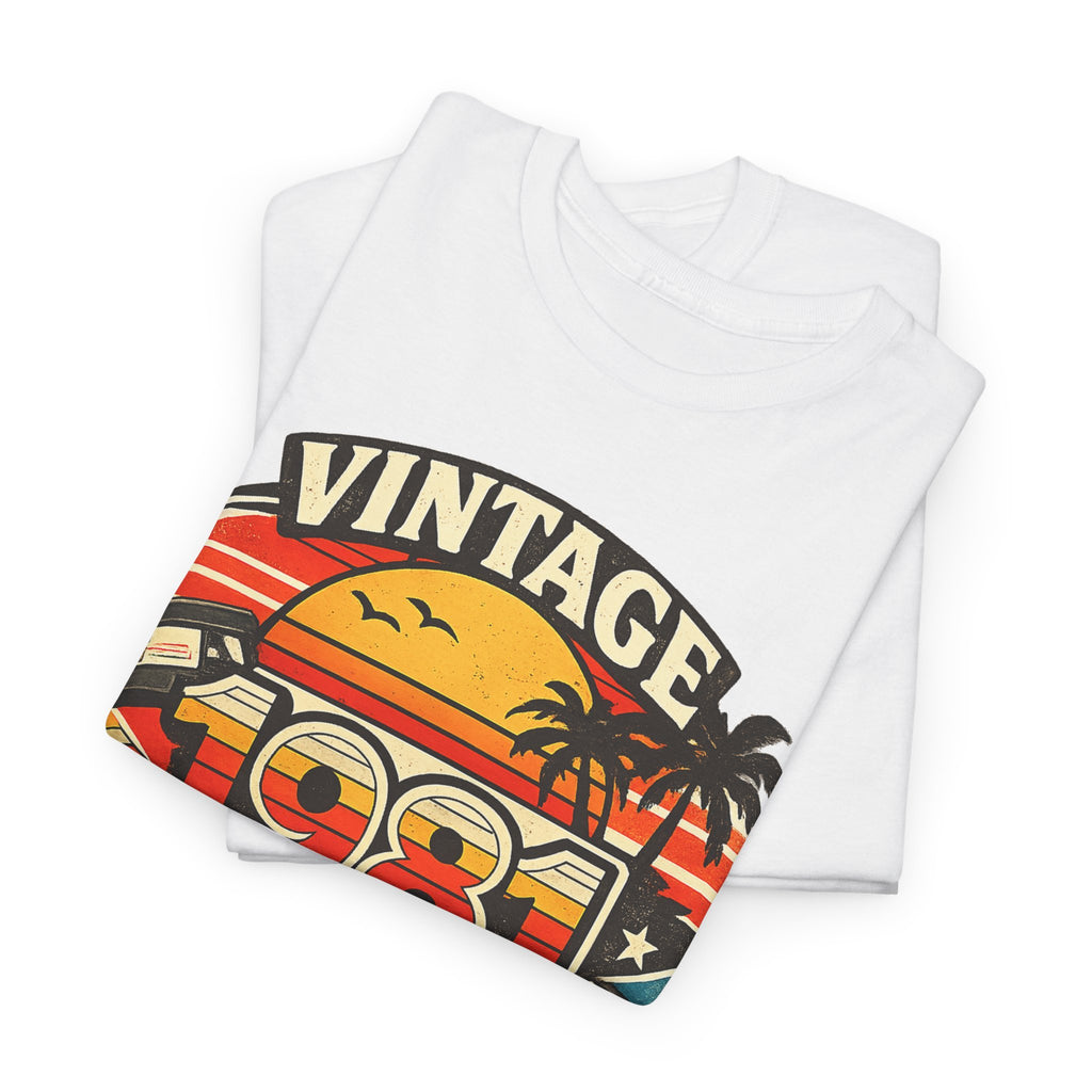 Vintage 1981 Retro Tee — 80s Nostalgia Graphic T-Shirt