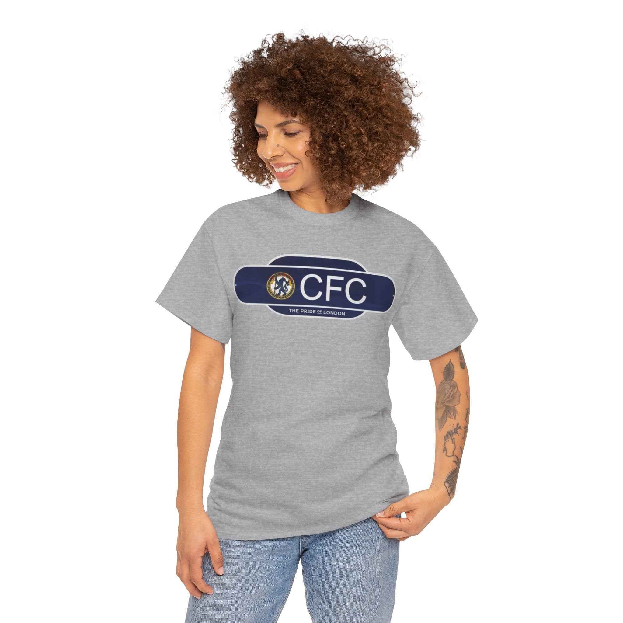 Chelsea Railway Sign Crest Logo T‑Shirt — Retro Football Badge Tee