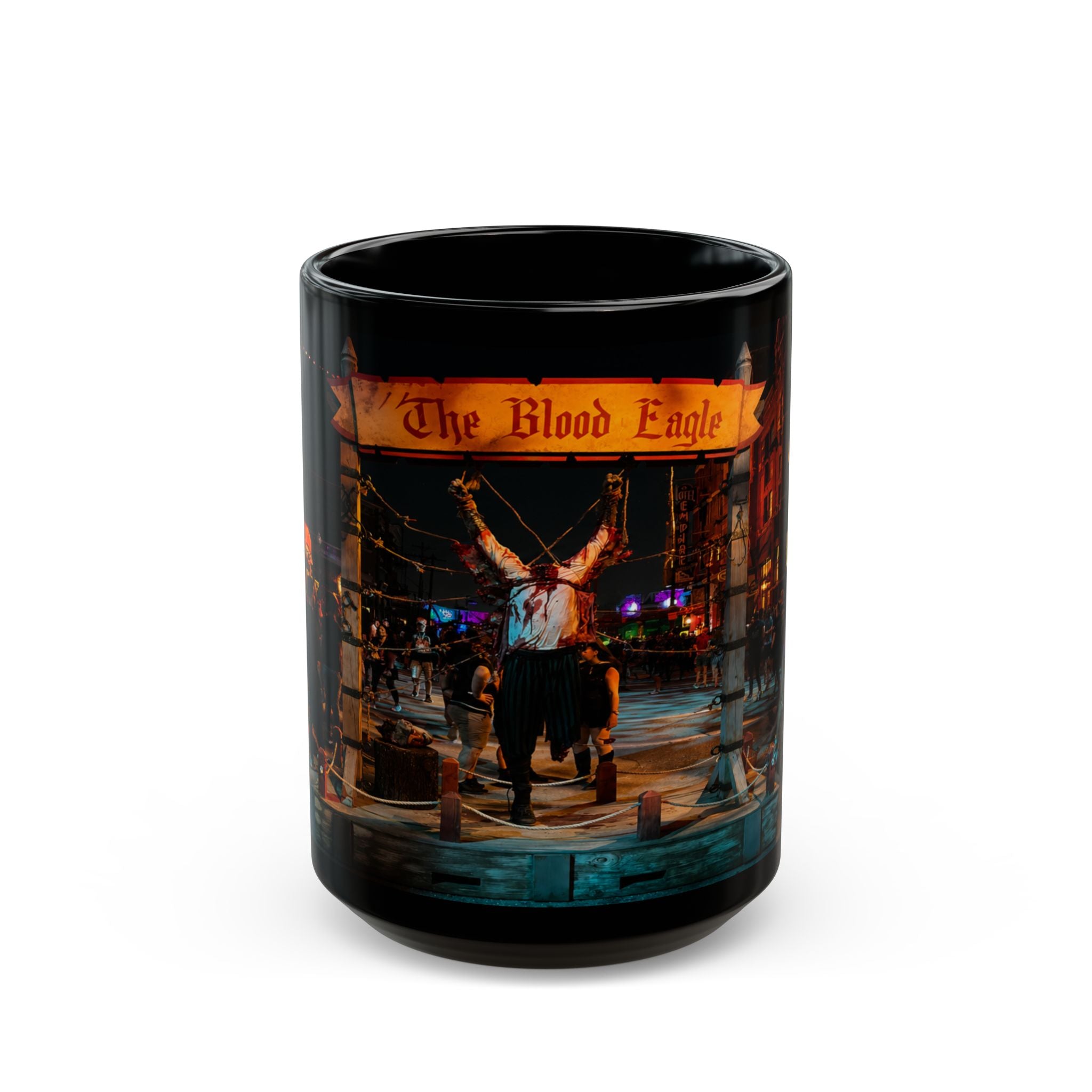 The Blood Eagle Viking Ritual Scene Coffee Mug (11oz/15oz)