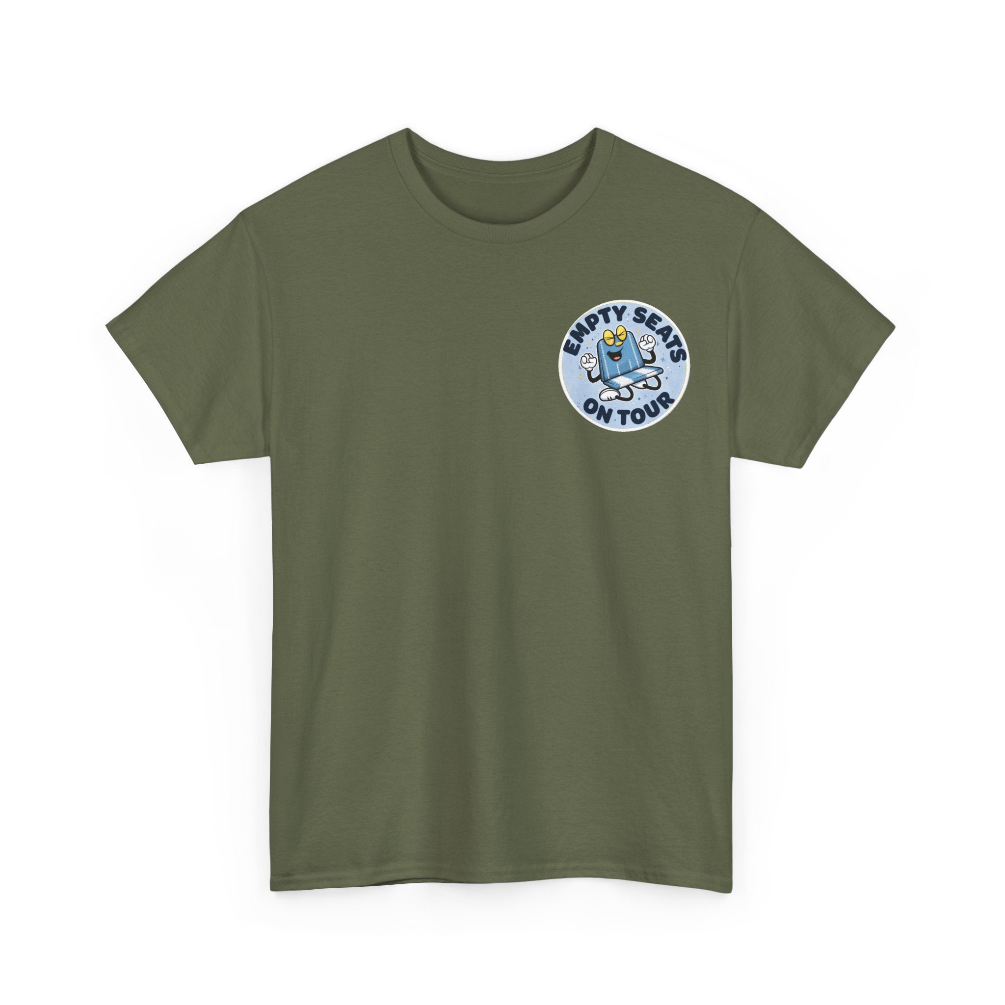 Manchester City T-Shirt — 'Empty Blue Seats On Tour' Retro Skate Graphic Tee