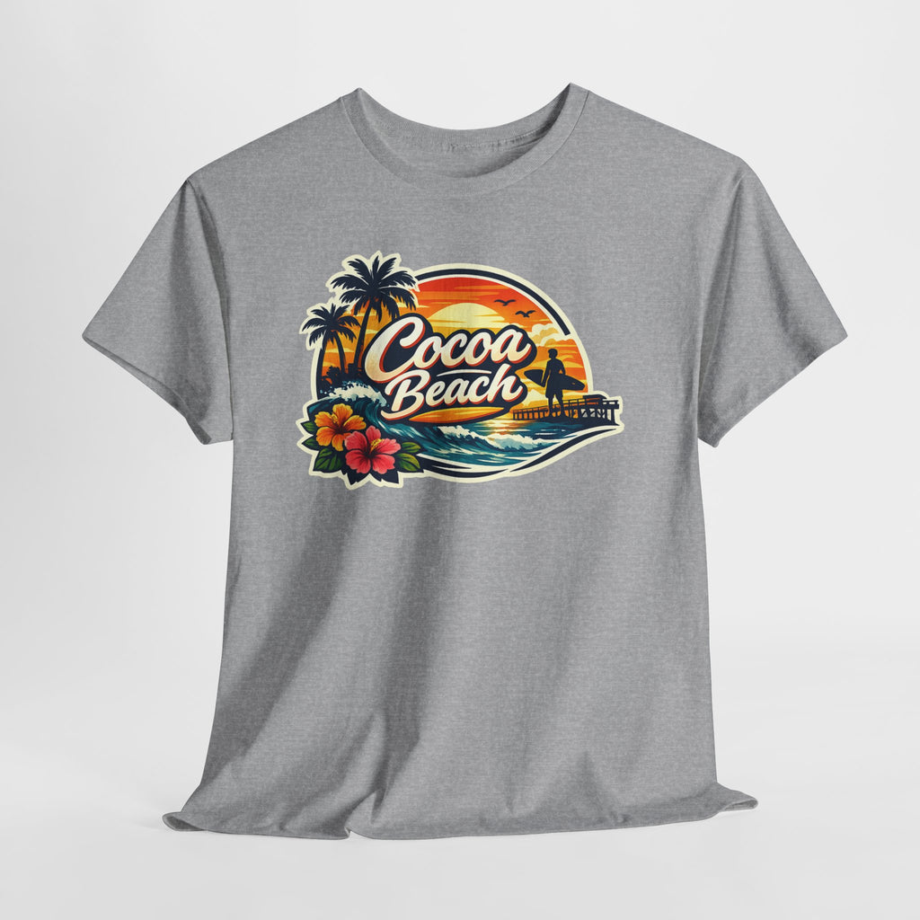 Cocoa Beach Vintage Sunset T-Shirt
