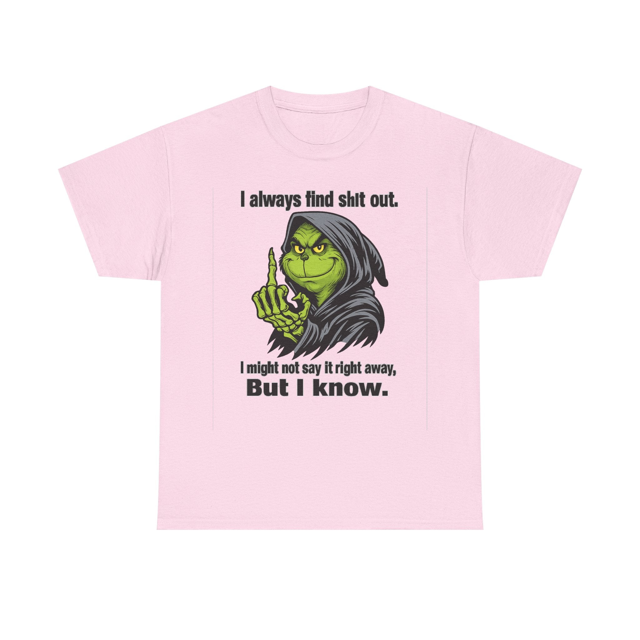 Reaper Witch Graphic Tee — "I Always Find Shit Out. I Might Not Say It Right Away, But I Know."
