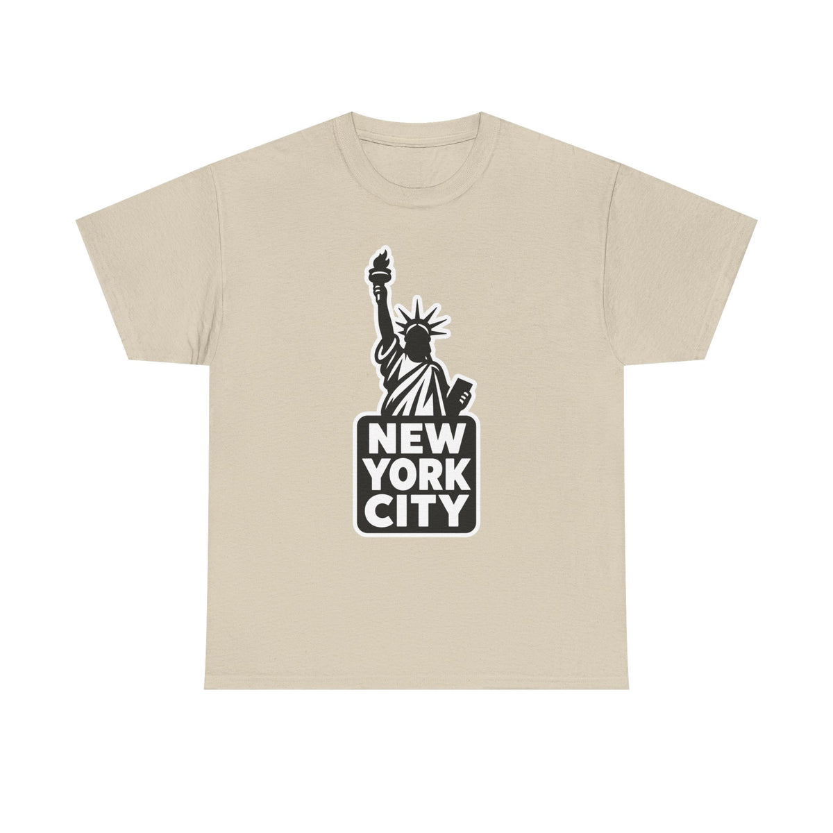 New York City Statue of Liberty Graphic Cotton T-Shirt / Tee