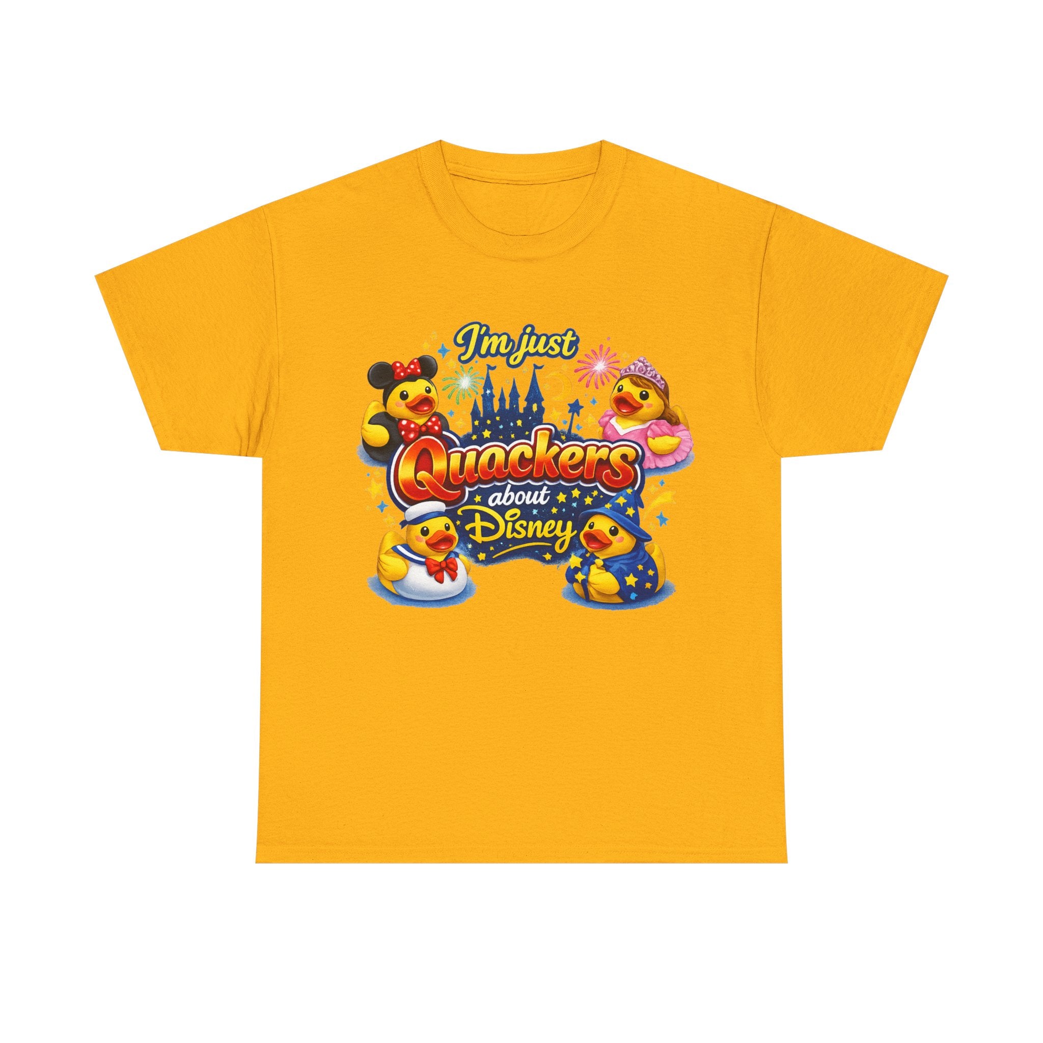 Quackers About Disney Rubber Duck Tee — "I'm Just Quackers About Disney" Graphic T-Shirt