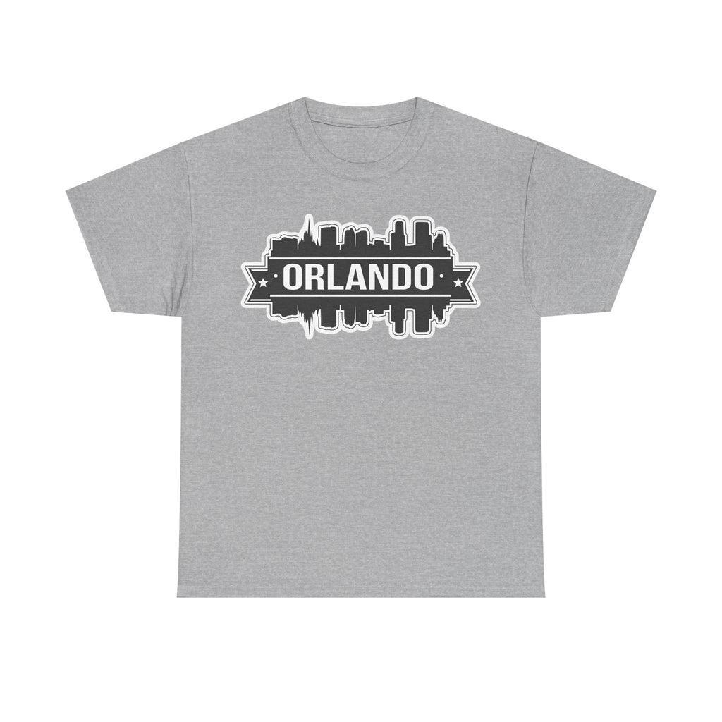 Orlando Skyline T-Shirt — Retro Badge Cityscape Tee