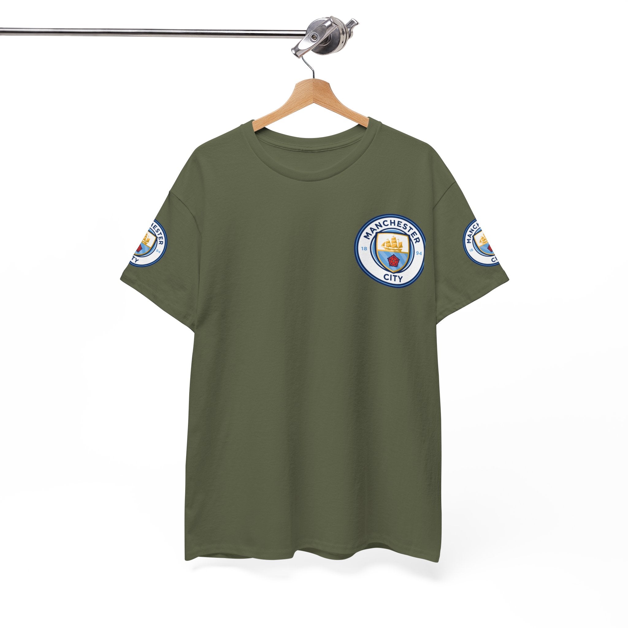 Manchester City Crest T-Shirt — Football Club Logo Tee