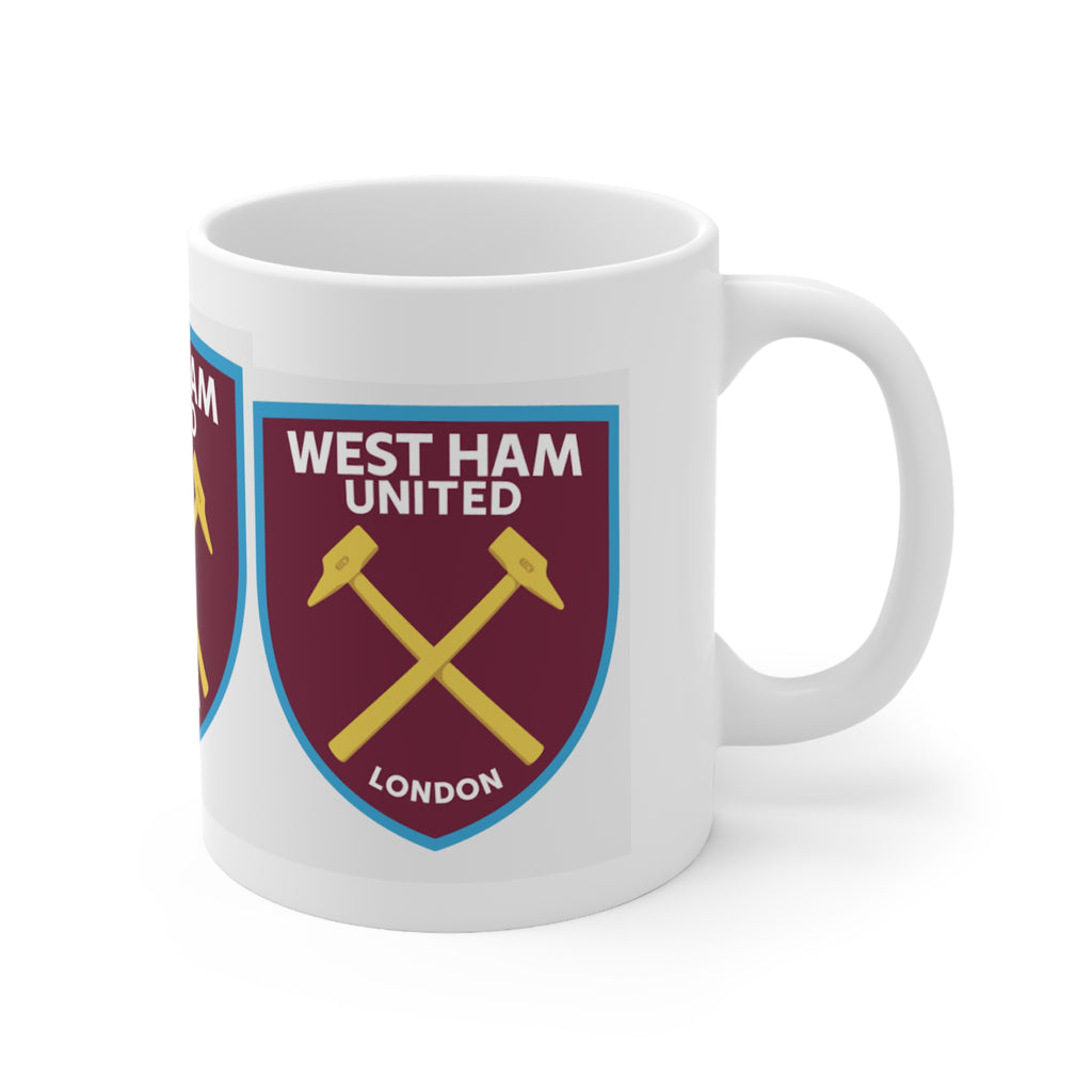 West Ham United Football Mug — Ceramic Coffee Cup (11oz & 15oz)