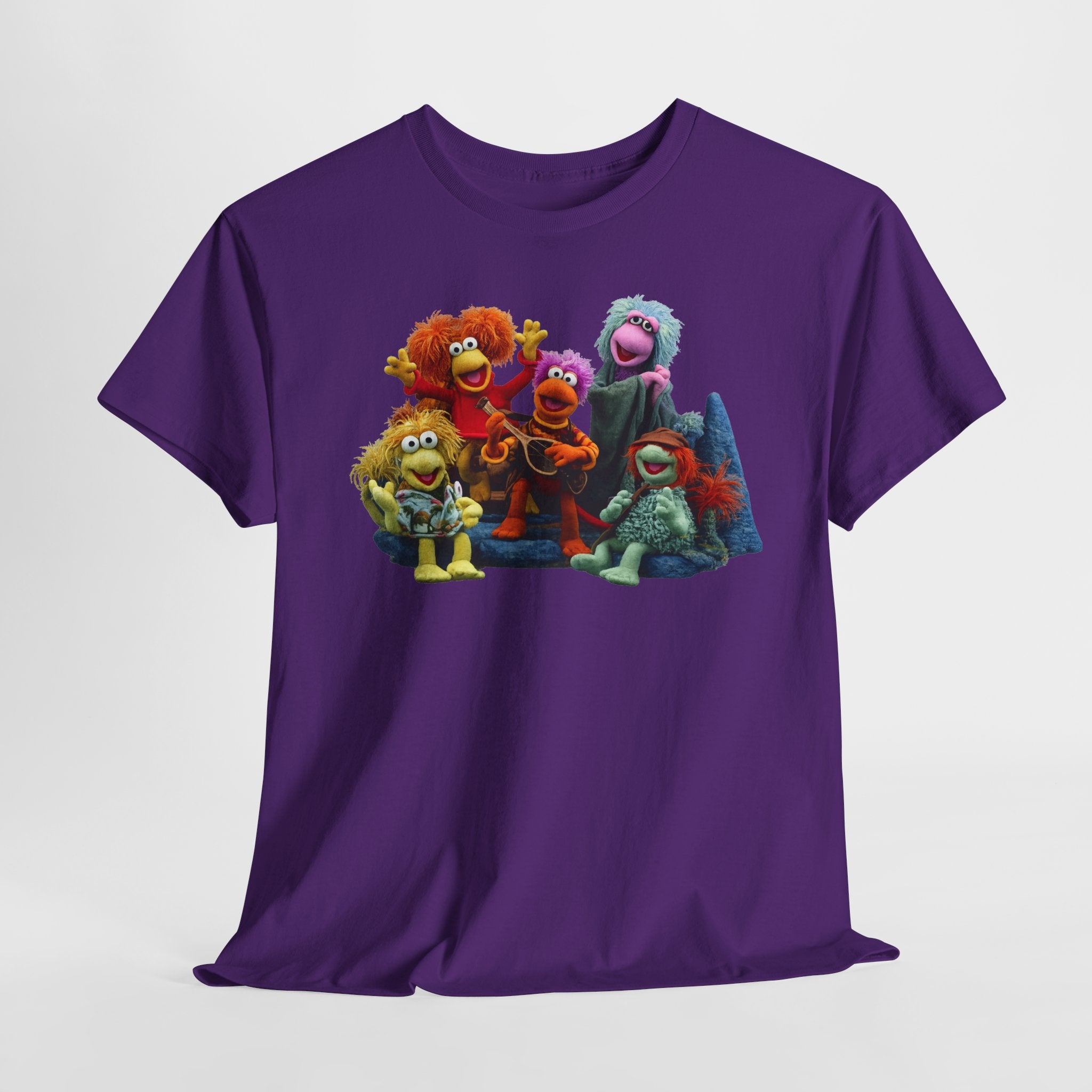 Fraggle Rock Muppet Crew Graphic Tee — Vintage Puppet Group T-Shirt