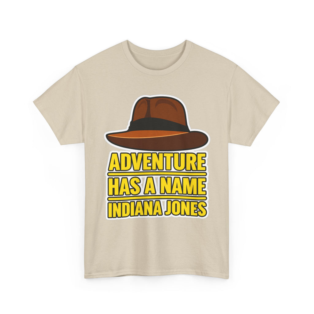 Adventure Has a Name Indiana Jones Graphic Cotton T-Shirt