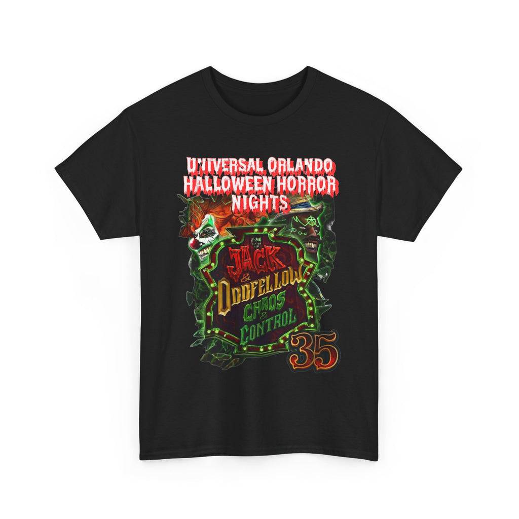 Universal Orlando Halloween Horror Nights 35 Jack Doofellolux Chaos Control T-Shirt