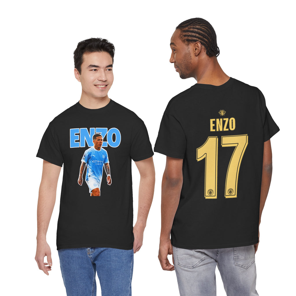 Enzo Fernandez Manchester City Inspired Cotton T-Shirt