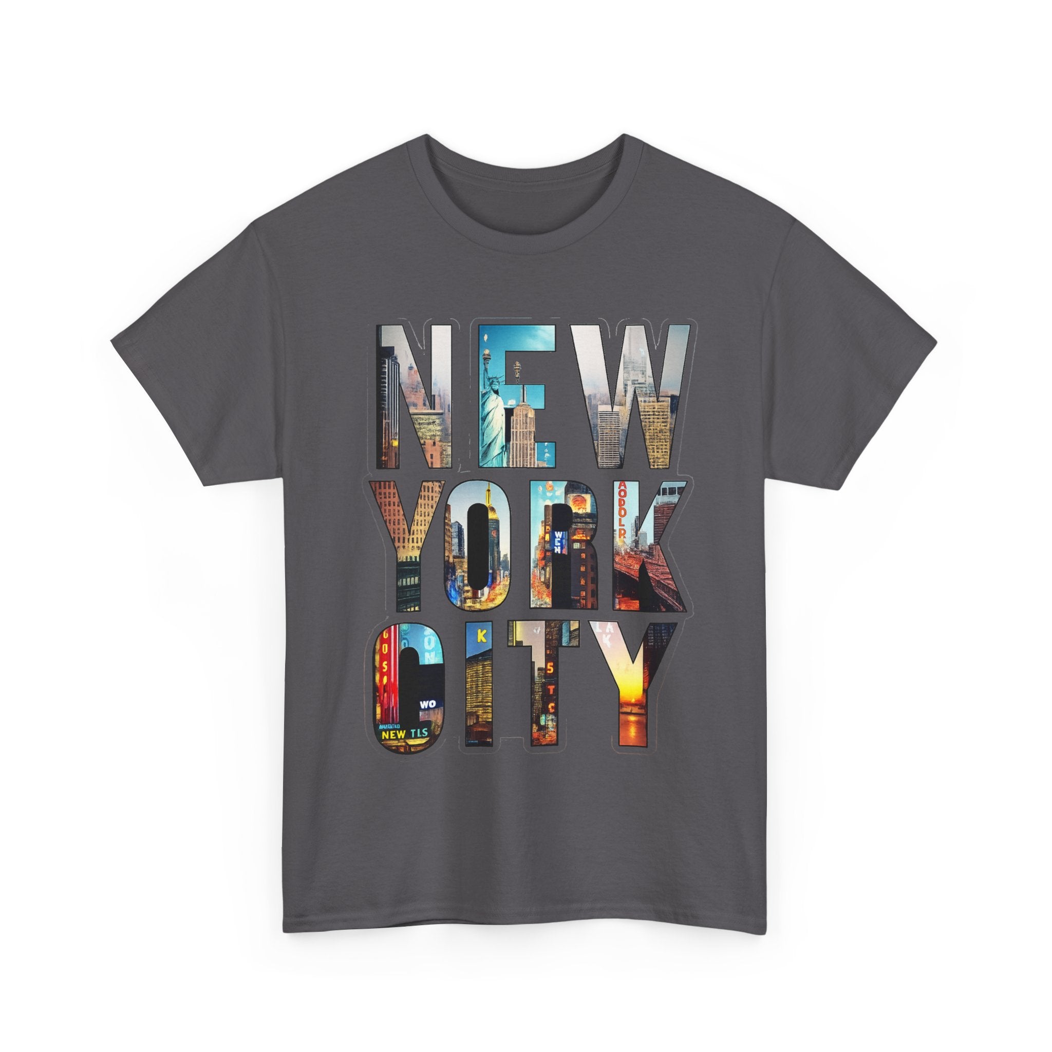 New York City Photo-Block Tee — Vintage Skyline Graphic T-Shirt