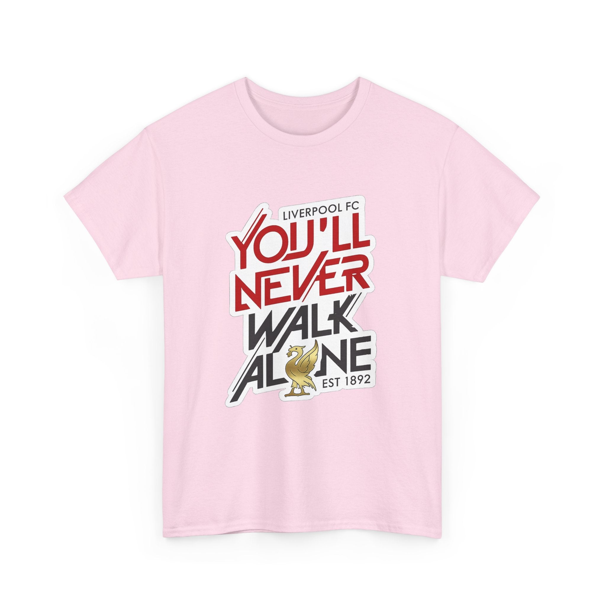 Liverpool You'll Never Walk Alone Cotton T-Shirt — Liverpool FC Fan Tee