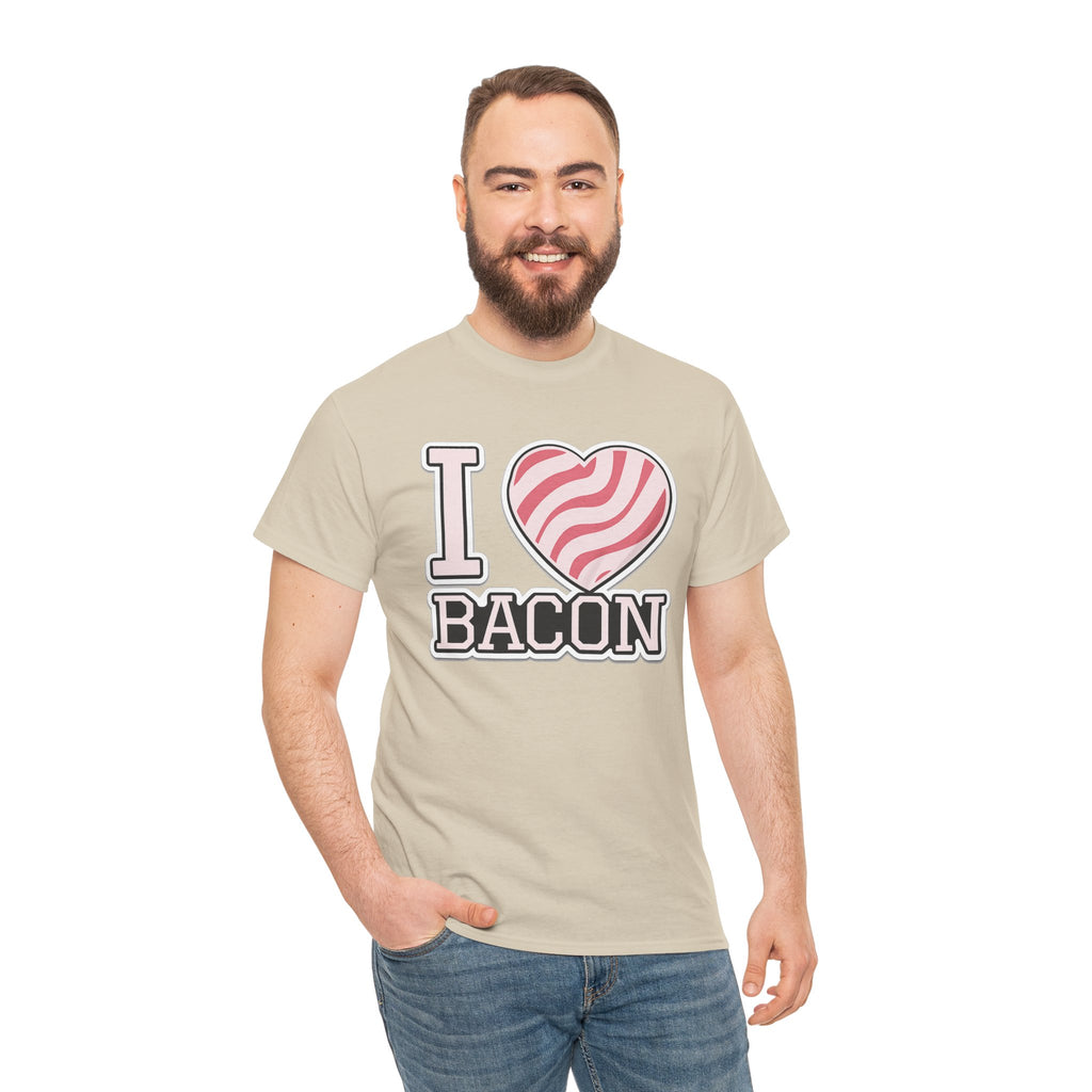 I Heart Bacon T-Shirt — Funny Novelty Bacon Lover Tee