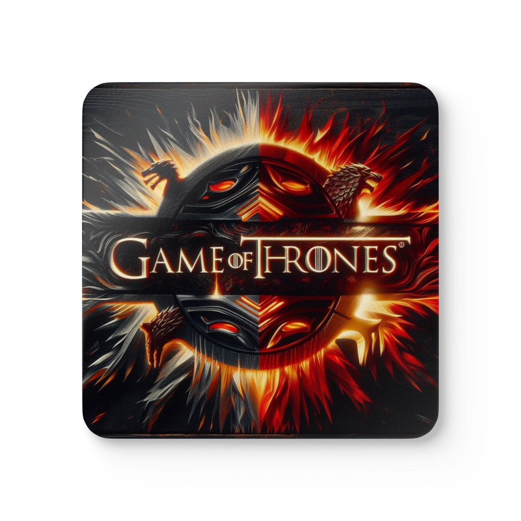 Game of Thrones Sigil Fire & Ice Design Cork Coaster Set