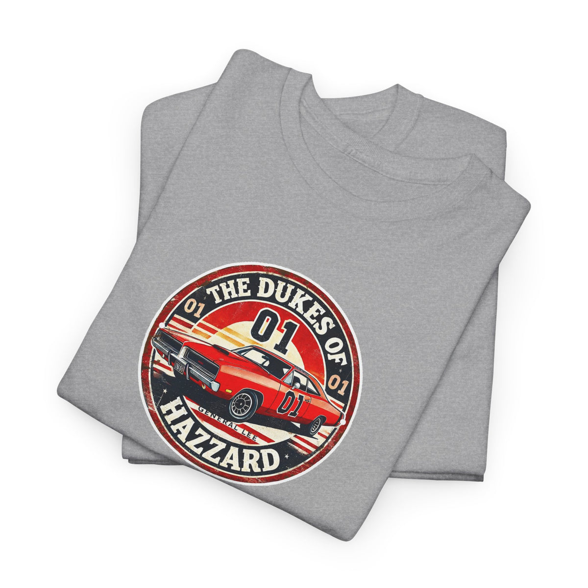 Dukes of Hazzard '01' Car Logo Cotton T-Shirt