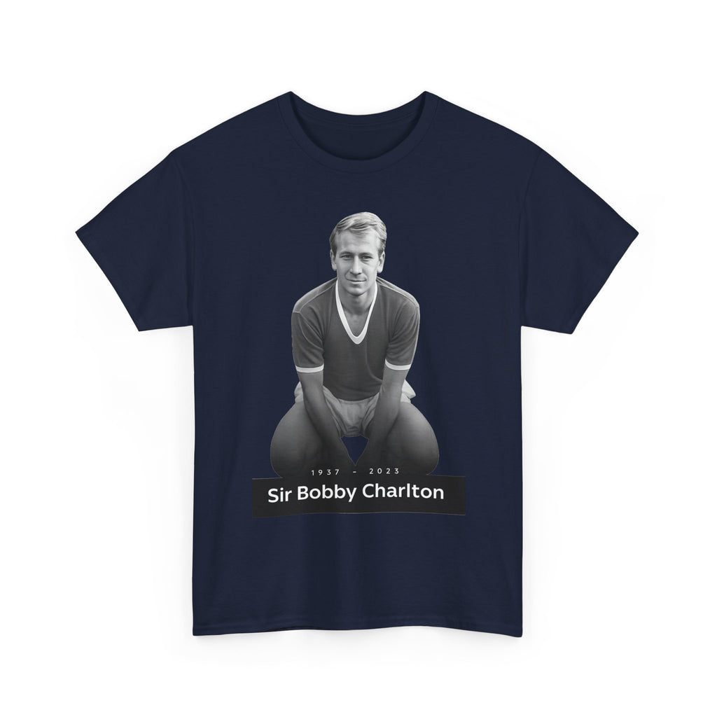 Sir Bobby Charlton Football Legend Cotton T‑Shirt