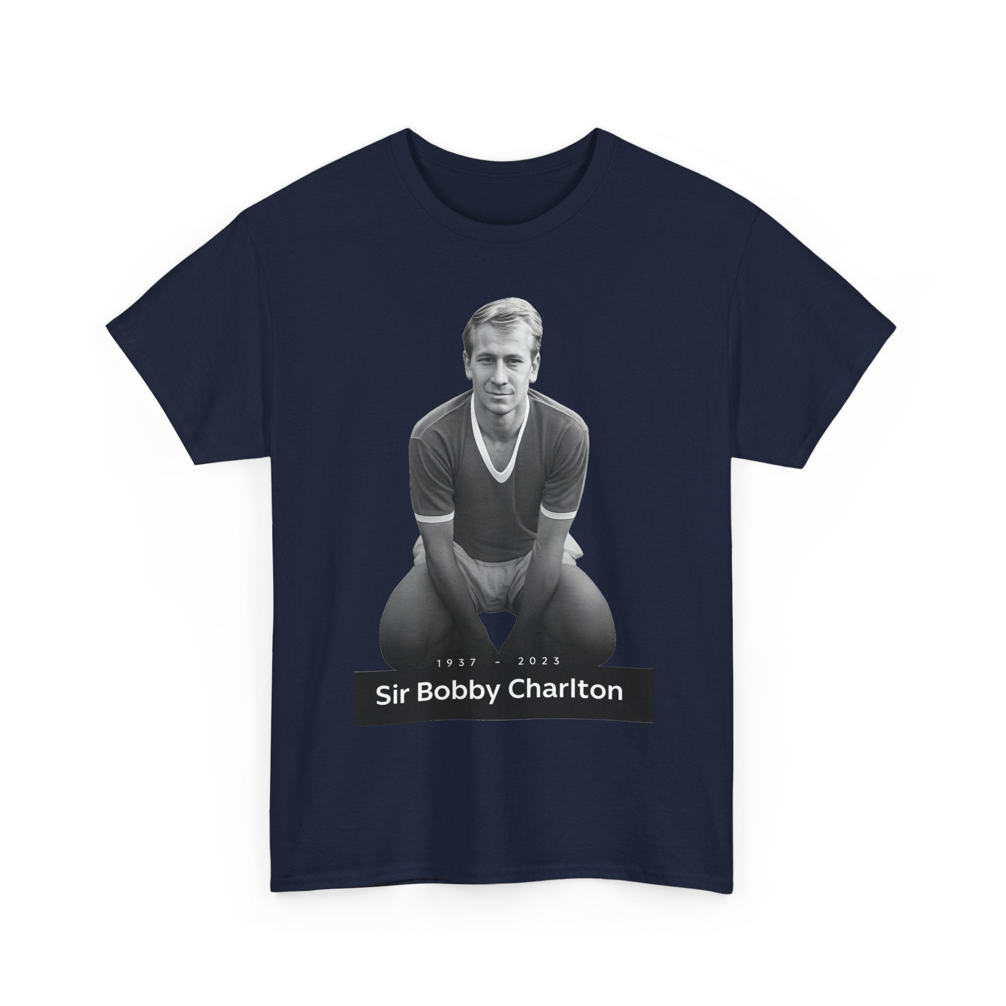 Sir Bobby Charlton Football Legend Cotton T‑Shirt