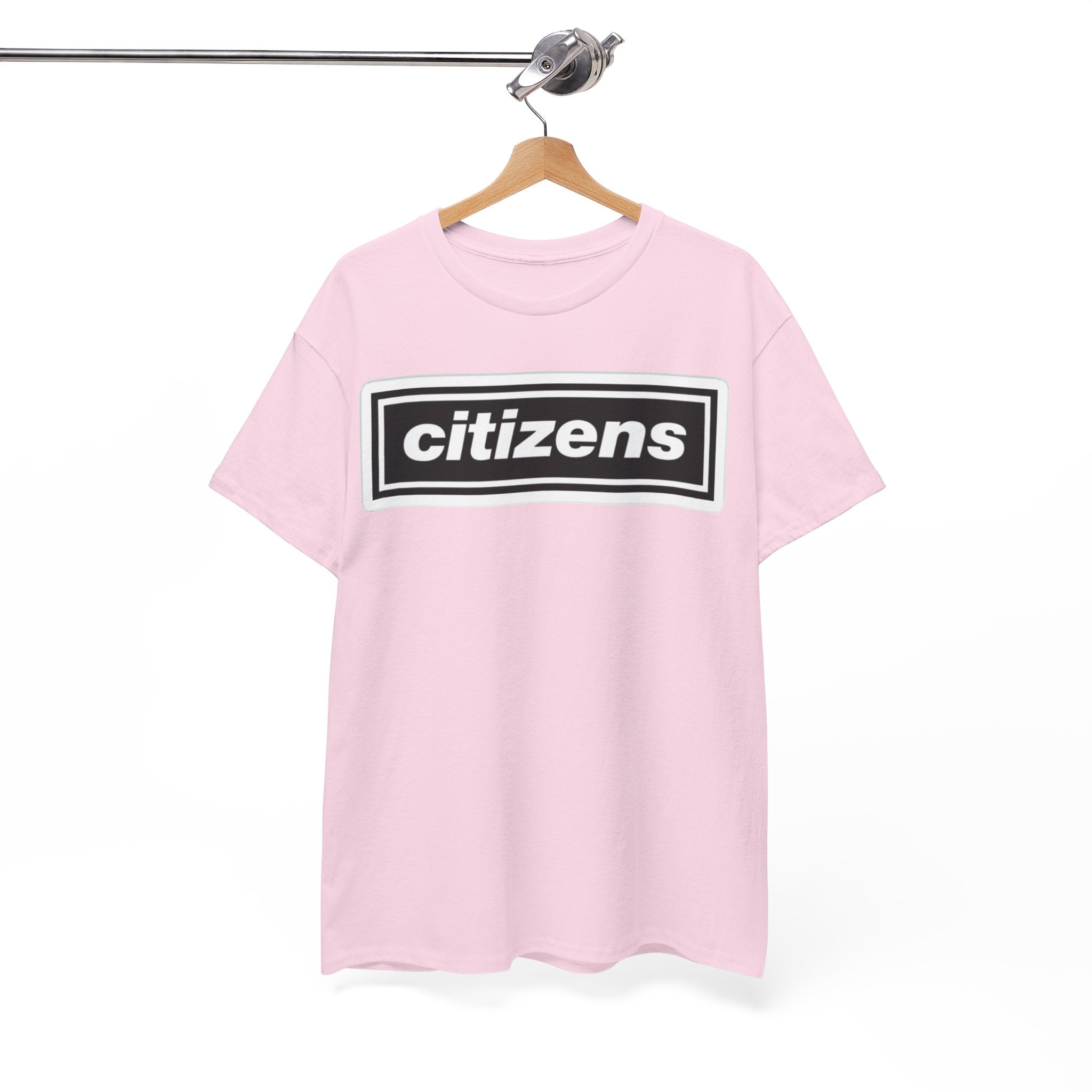 Citizens Manchester City Logo T-Shirt — Minimal Retro Box-Logo Tee
